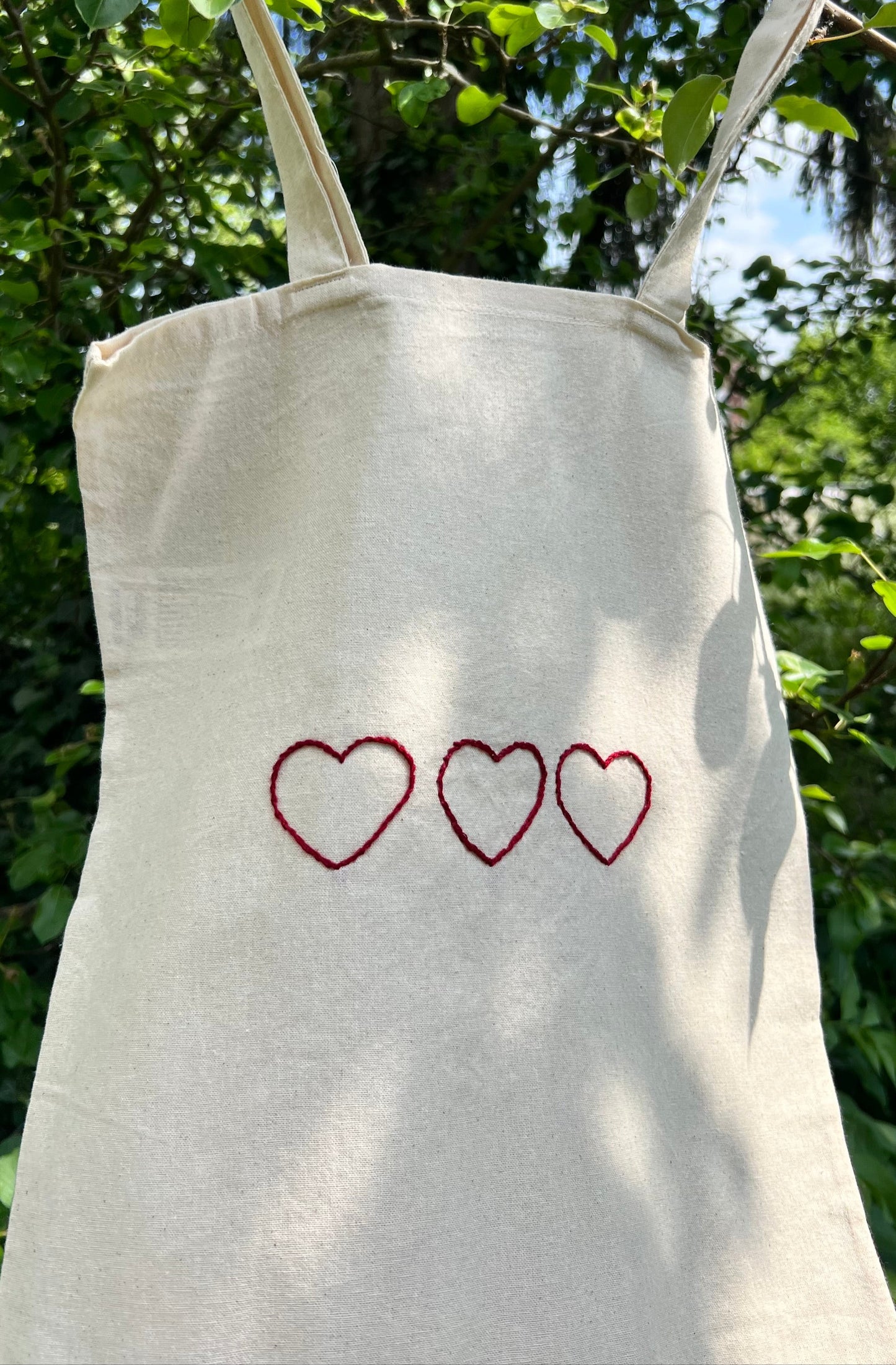 Tote Bag - 3 Cœurs centrée