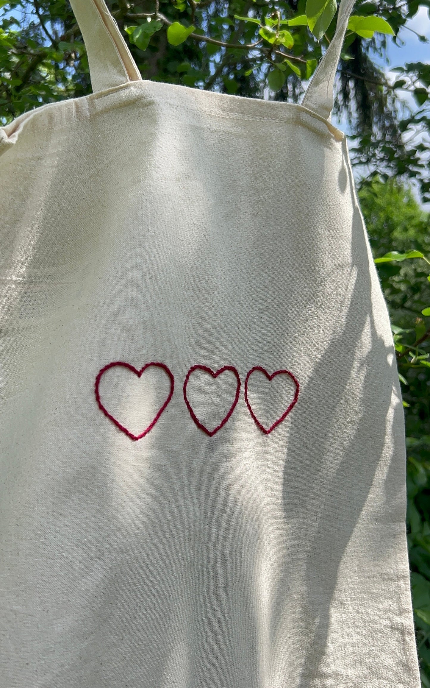 Tote Bag - 3 Cœurs centrée