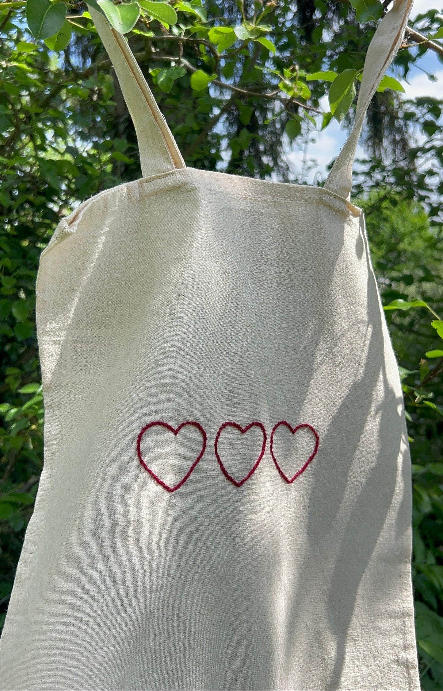 Tote Bag - 3 Cœurs centrée
